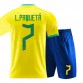 Brasilien Lucas Paquetá 7 2023/2024 Hemma Fotbollströjor Kortärmad